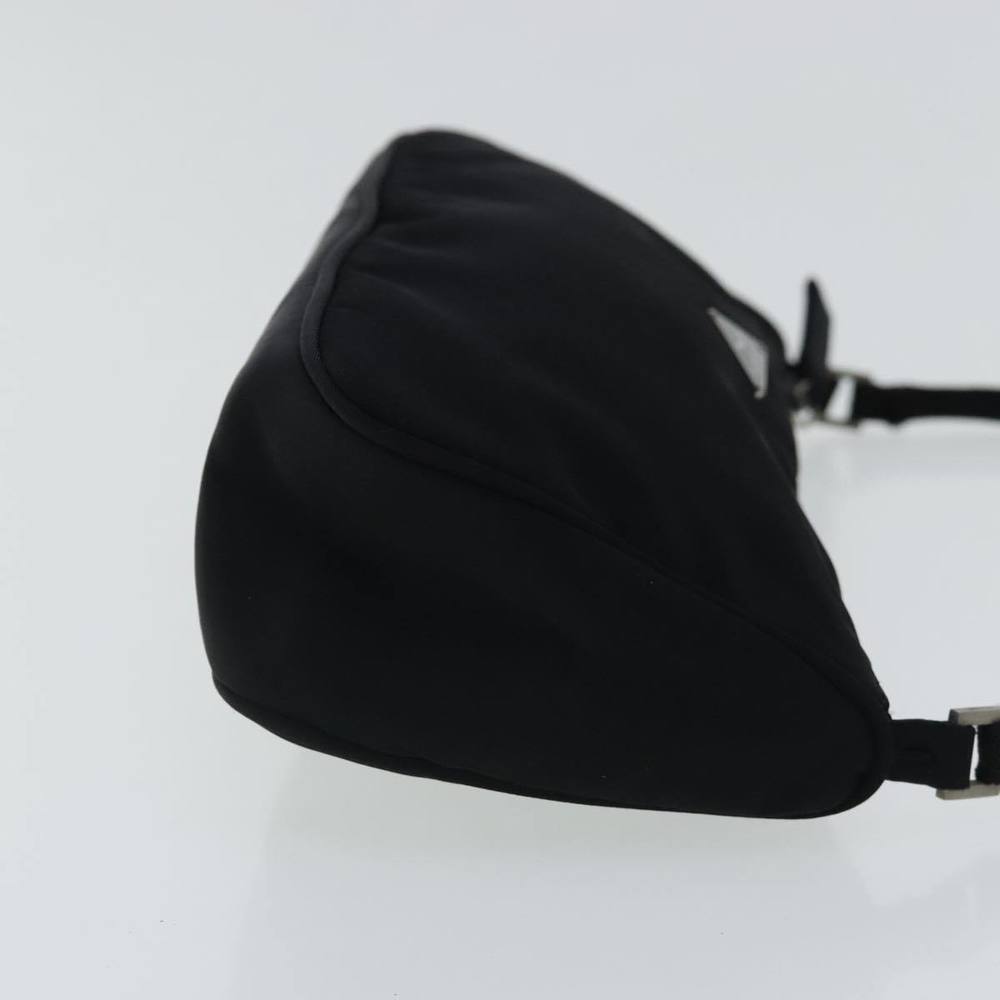 PRADA Accessory Pouch Nylon Black Silver Auth 96593 - Picture 3 of 16